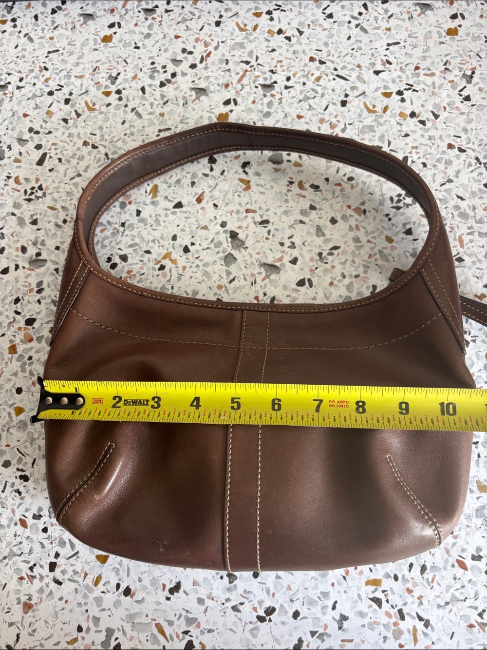Coach Ergo Brown Leather Shoulder Bag - Picture 14 of 16